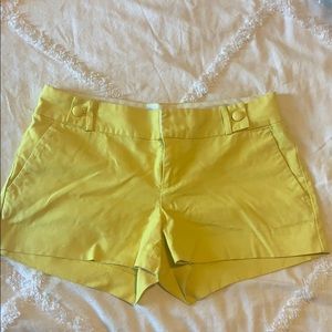 Banana Republic Yellow Shorts